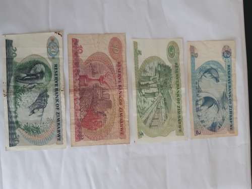 ZIMBABWE set of Banknotes